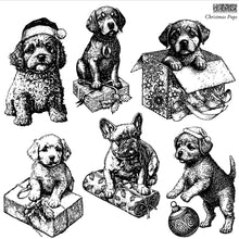 Load image into Gallery viewer, Christmas Pups-Limited Edition IOD™ Stamp
