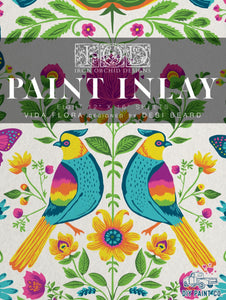 Vida Flora IOD™ Paint Inlay Iron Orchid Design