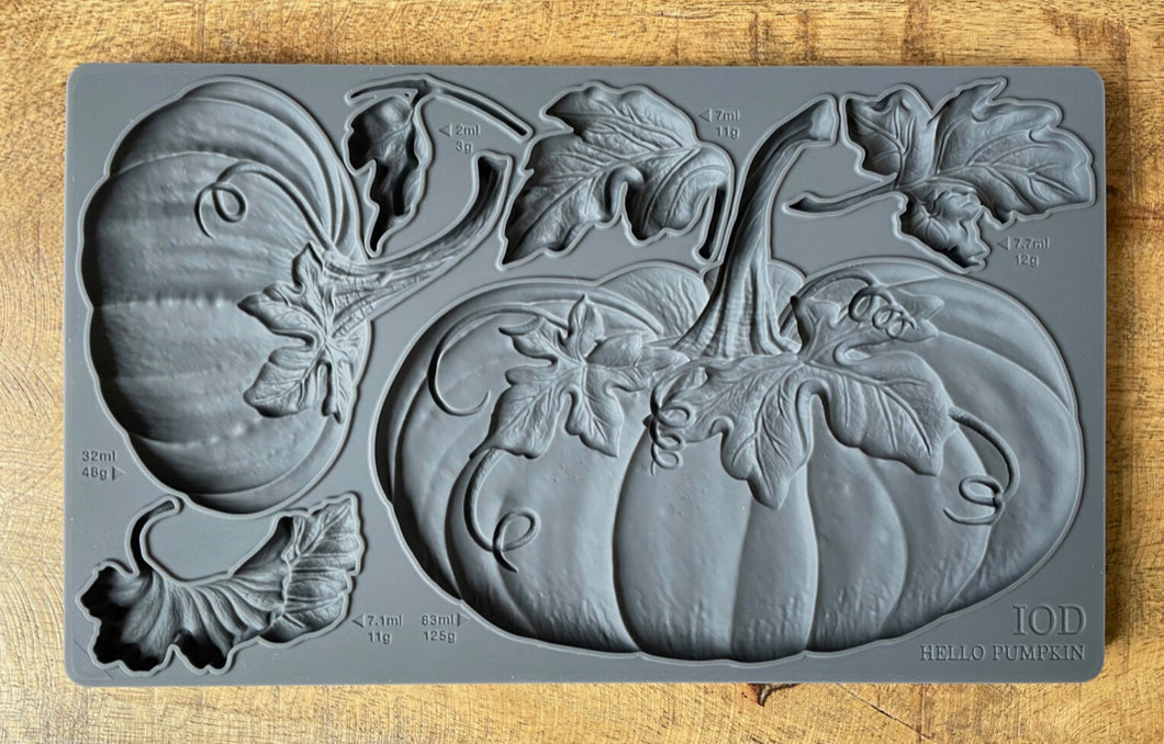 Hello Pumpkin Mould IOD™ Iron Orchid Designs