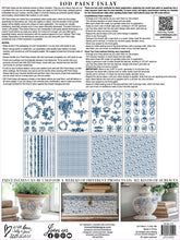 Load image into Gallery viewer, Delft Traditions Azure IOD™ Paint Inlay -  Iron Orchid Design™
