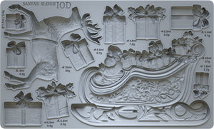 SANTA'S SLEIGH IOD MOULD - 2024 HOLIDAY