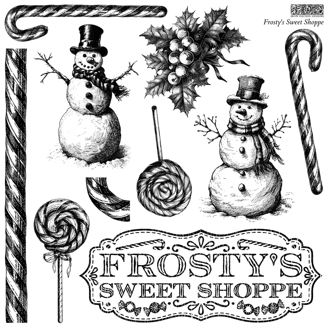 Frosty's Sweet Shop IOD Stamp - Holiday 2024