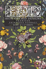 Load image into Gallery viewer, Fairytale FloralTransfer™ by IOD (Pad of 8 - 12&quot;x16&quot; sheets) - Iron Orchid Designs
