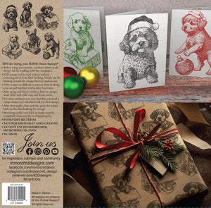 Christmas Pups-Limited Edition IOD™ Stamp