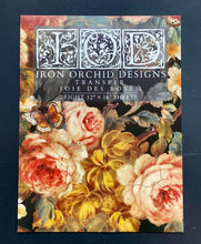 Load image into Gallery viewer, Joie des Roses Decor Transfer™ by IOD (Pad of 8 - 12&quot;x16&quot; sheets) - Iron Orchid Designs
