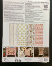 Load image into Gallery viewer, Lattice Rose Paint Inlay™ by IOD (Pad of Eight 12&quot;x16&quot; Sheets)
