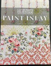 Load image into Gallery viewer, Lattice Rose Paint Inlay™ by IOD (Pad of Eight 12&quot;x16&quot; Sheets)
