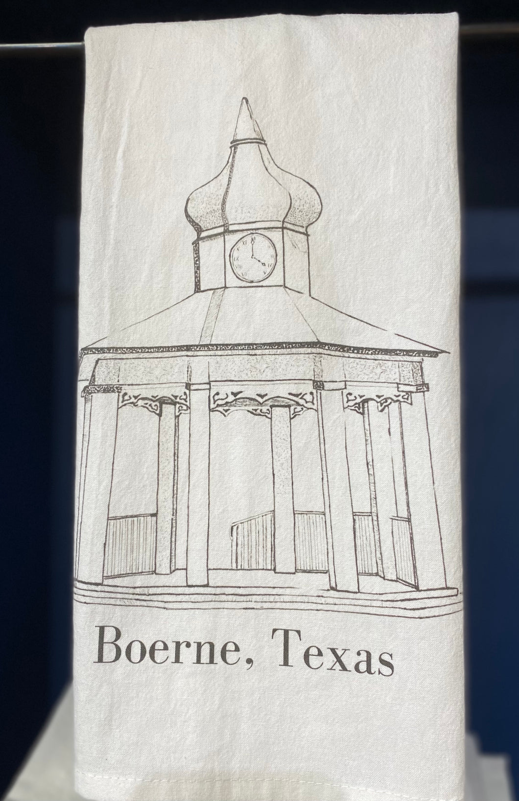 Boerne, TX Gazebo tea towel