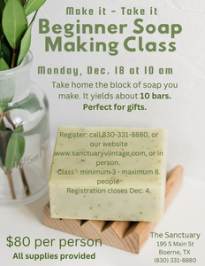 Soap Making Class