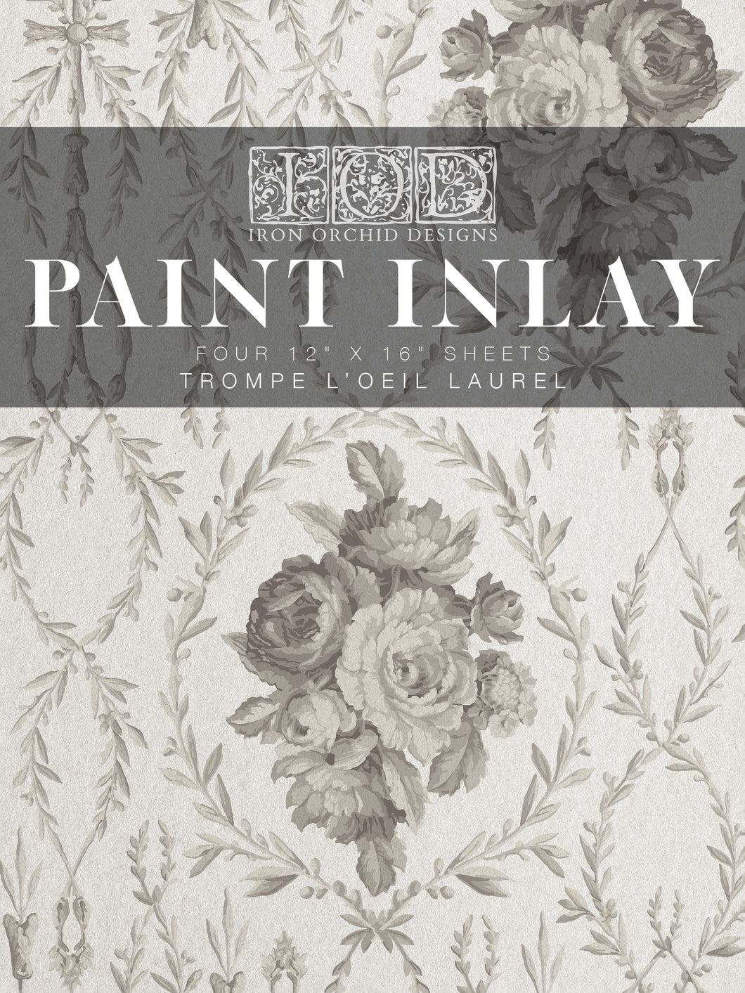 Trompe l’oeil Laurel Paint Inlay