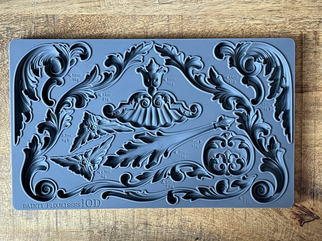 Dainty Flourishes Mould IOD™ Iron Orchid Designs