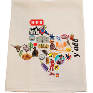 Taste of Texas Tea Towel