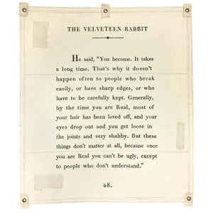 The Velveteen Rabbit Wall Tarp