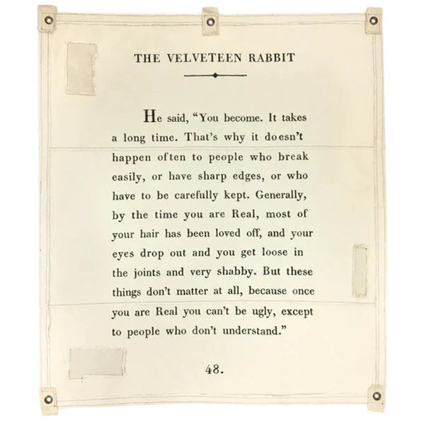 The Velveteen Rabbit Wall Tarp