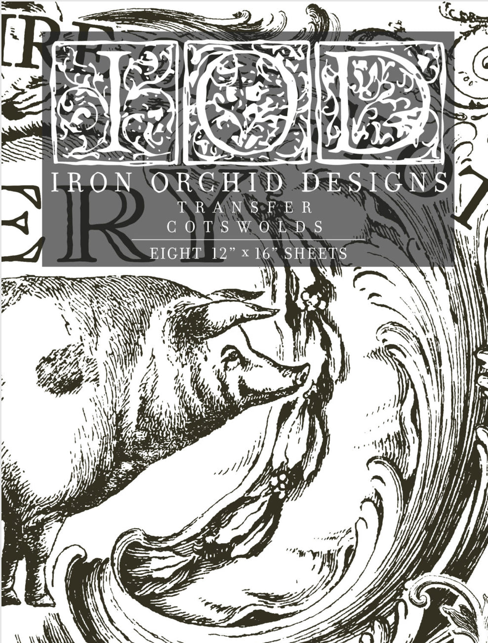 Cotswolds Transfer IOD™ Iron Orchid Design