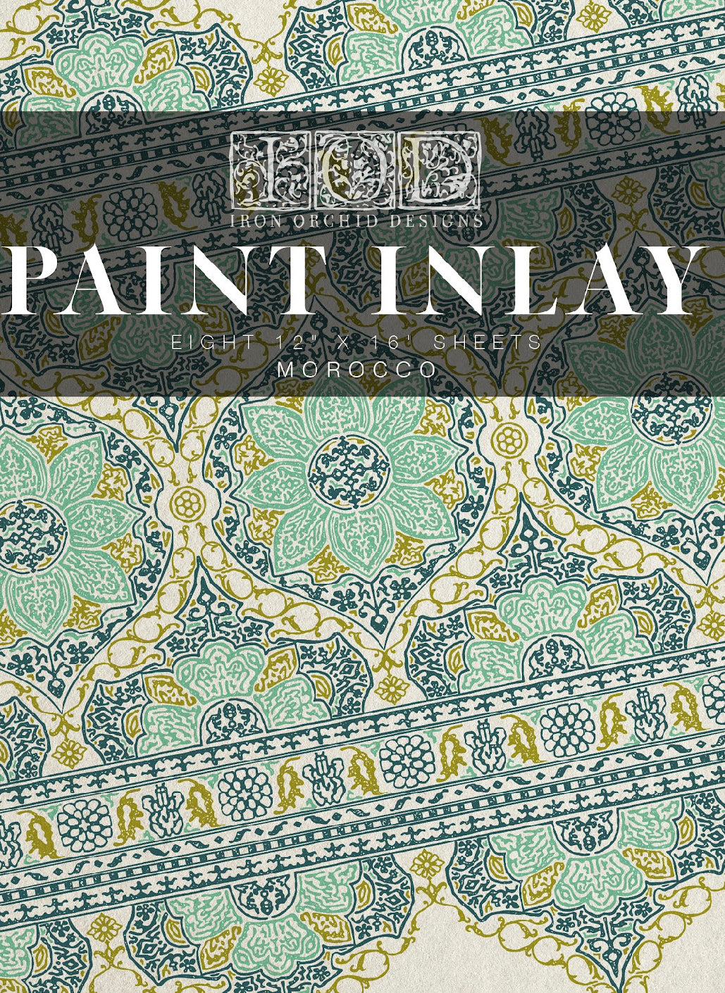 Morocco Paint IOD™ Paint Inlay Iron Orchid Designs