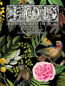 Bungalow IOD™ Transfer Iron Orchid Design