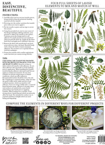 Fronds Botanical IOD™ Transfer Iron Orchid Design