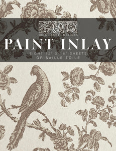 Grisaille Toile IOD™ Paint Inlay Iron Orchid Design